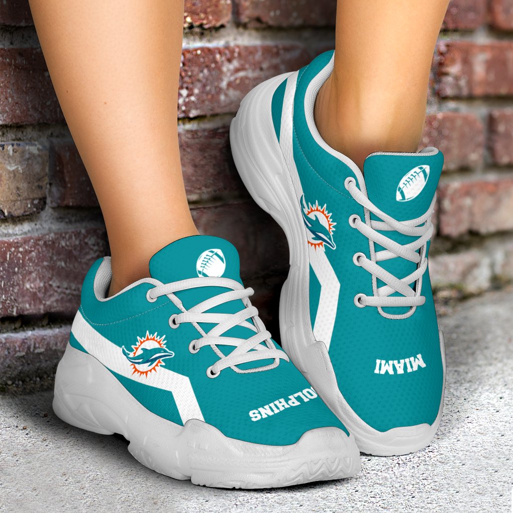 Edition Chunky Sneakers With Pro Miami Dolphins Shoes – Vota Color