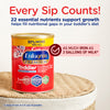 Every Sip Counts! 22 essential nutrients support growth helps fill nutritional gaps in you toddler's diet.. As much iron as 2 gallons of milk.