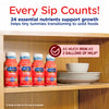 Every Sip Counts! 24 essential nutrients support growth helps tiny tummies transitioning to solid foods. As much iron as 2 gallons of milk.