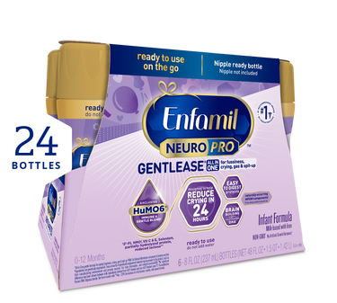 Enfamil NeuroPro Gentlease Infant Formula 8fl oz 24 Bottles