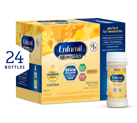 Enfamil NeuroPro Infant Formula 2fl oz 24 Bottles