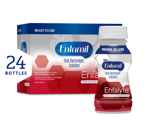 Enfamil Enfalyte Cherry Splash 24 Bottles