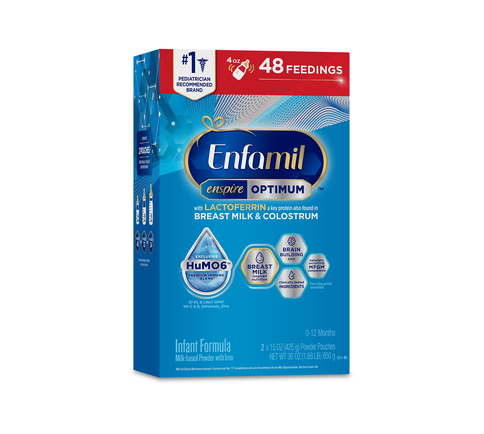 Pack 8 Enfamil premium comfort powder