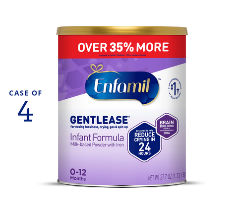 Enfamil Gentlease Infant Formula 27.7 oz Case of 4