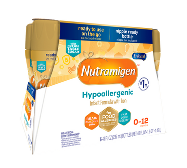 Nutramigen Liquid Infant Formula 8fl oz 6 bottles