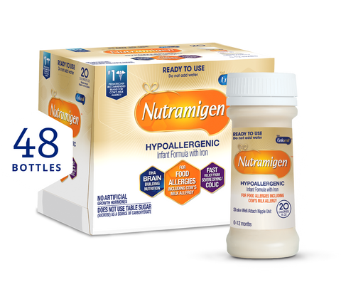 Nutramigen Liquid Infant Formula 2fl oz 48 Bottles