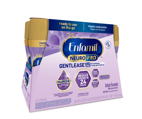 Enfamil NeuroPro Gentlease Infant Formula 8fl oz 6 bottles