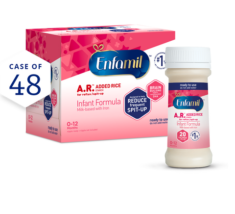 Enfamil A.R. Infant Formula 2fl oz Case of 48