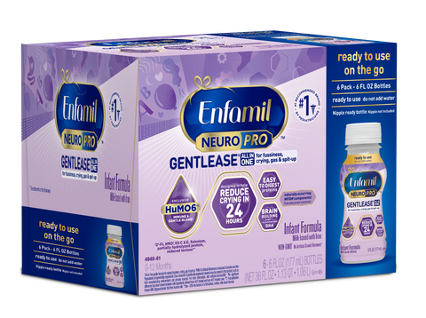 Enfamil NeuroPro Gentlease Infant Formula 6fl oz 6 bottles