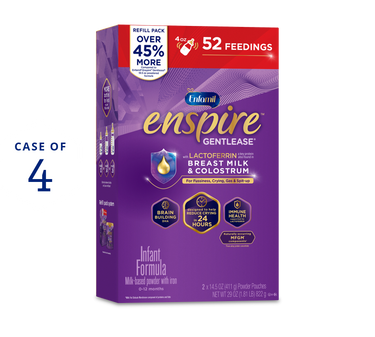 Enfamil Enspire Gentlease Infant Formula Refill Box 29oz Case of 4