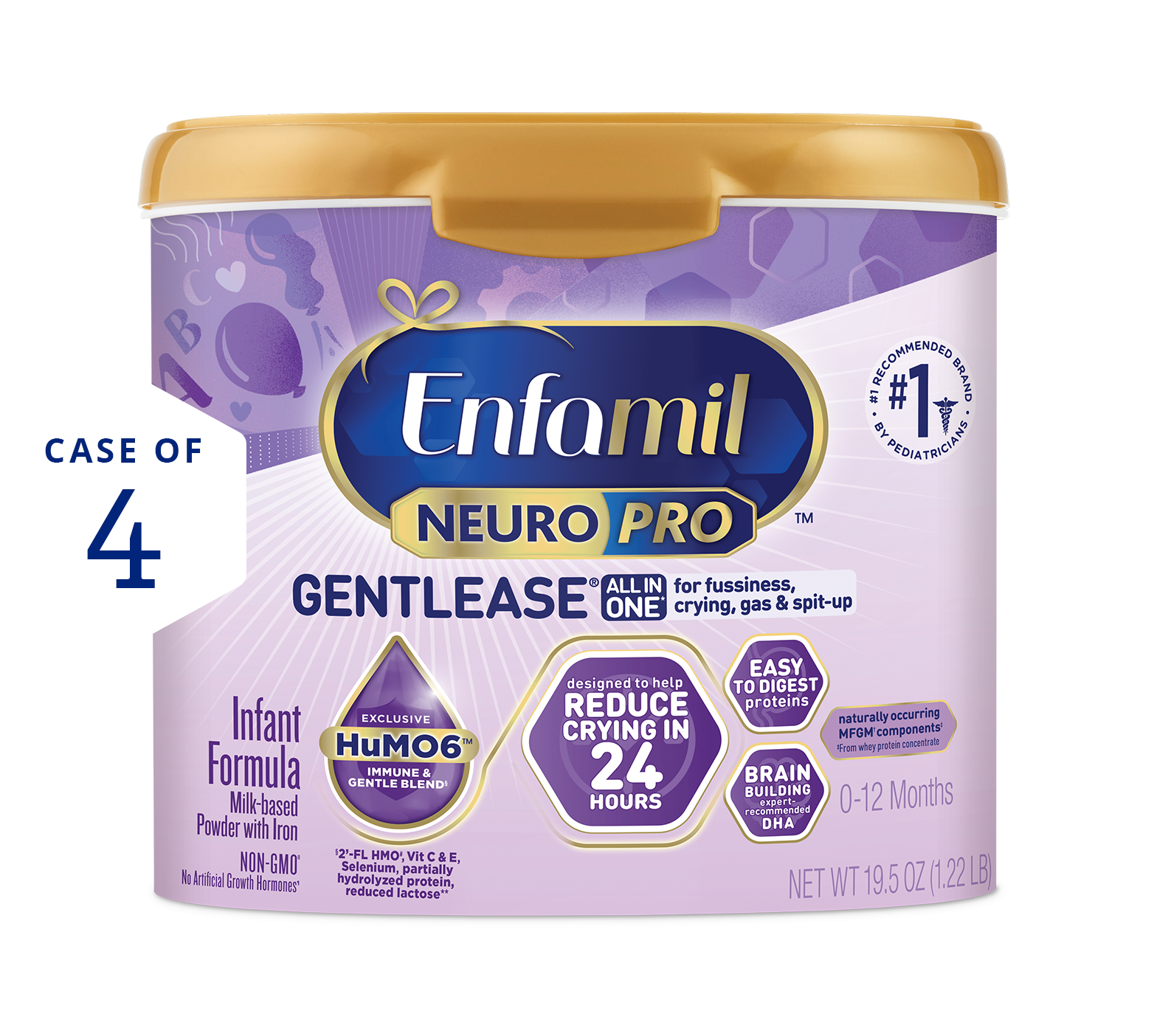 Enfamil NeuroPro EnfaCare Premature recién nacido fórmula de leche en polvo,  12.8 onzas â€“ MFGM, Omega 3 DHA, probióticos, hierro, apoyo inmunológico :  : Bebé