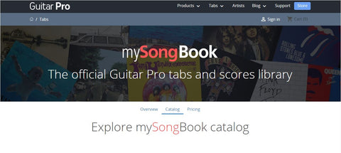 10 popular guitar tablature websites