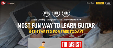 On-line resources for guitar players - The most popular Guitar Lesson websites