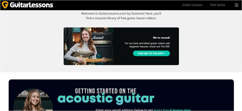 On-line resources for guitar players - The most popular Guitar Lesson websites