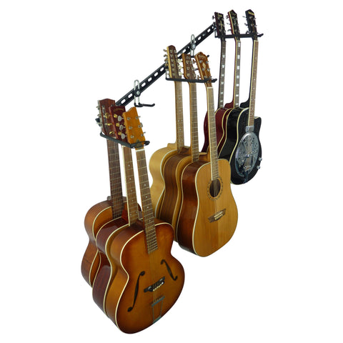 Guitar wall mount for 9 guitars