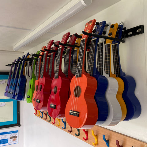 ukulele wall storage rack