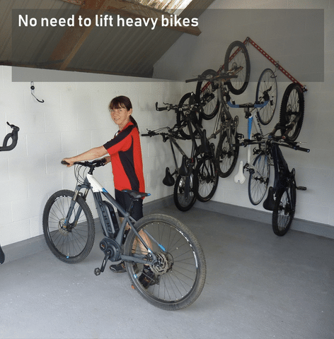 Can I store bikes in a shed?