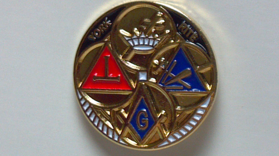 York Rite Lapel Pins Dean And Associates Masonic Aprons And Supplies