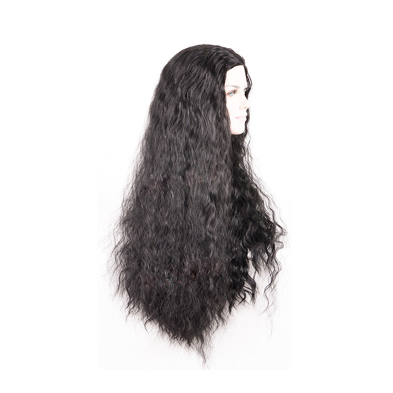 long black hair wig halloween