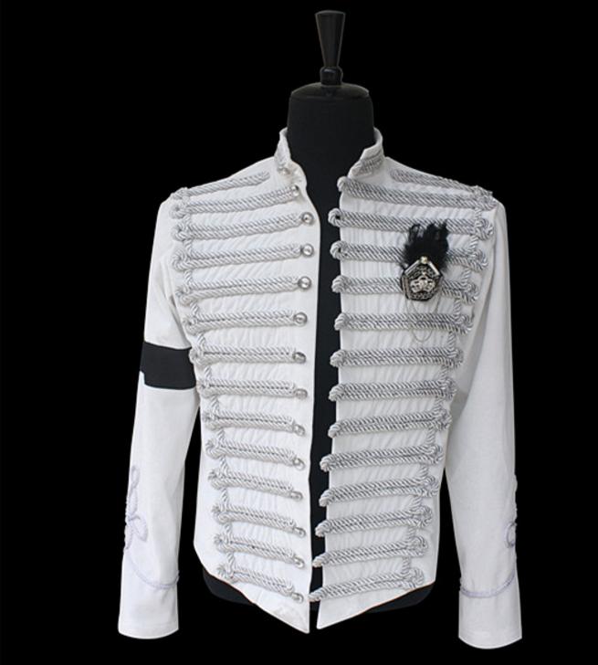 michael jackson white coat