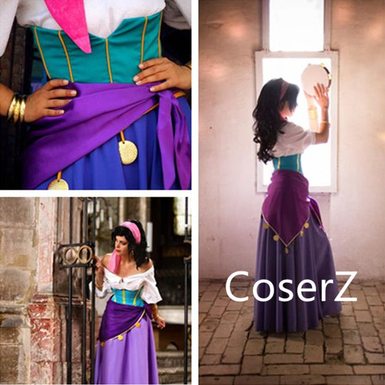 Esmeralda Costume Esmeralda Outfit for Adults inspired The Hunchback of  Notre Dame