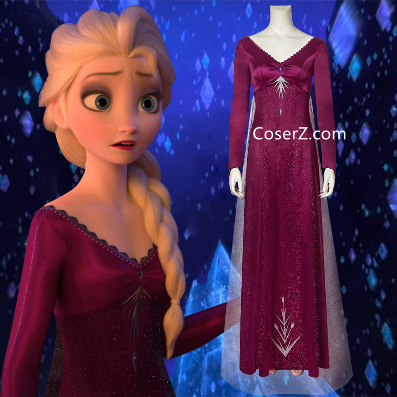 elsa purple dress frozen 2