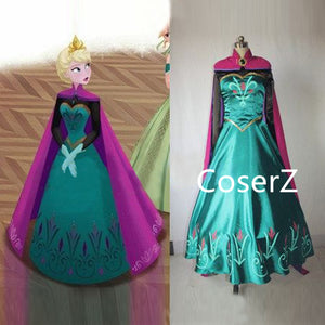 elsa coronation gown