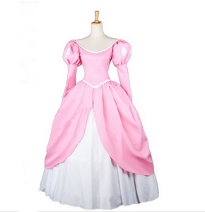 Ariel Pink Dress, Pink Ariel Costume, Ariel Cosplay Halloween Costume ...