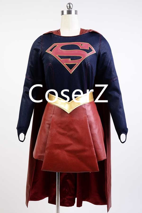 Supergirl Costume Kara Zor El Danvers Cosplay Costume Halloween Adult