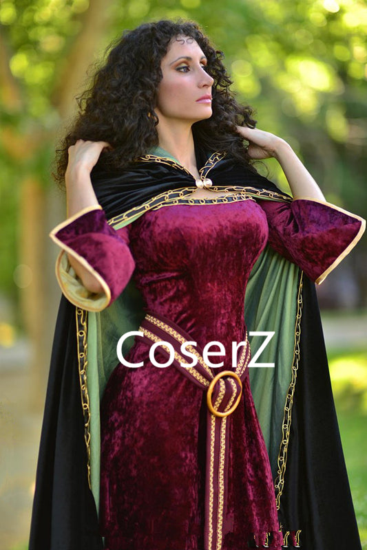 Costumebuy Mother Gothel Cosplay Costume Dress Witch Cosplay Gothel ...