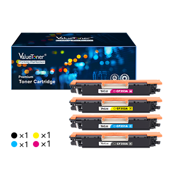 130A CF350A Remanufactured Toner Cartridge (4 Pack) | E-Z Ink