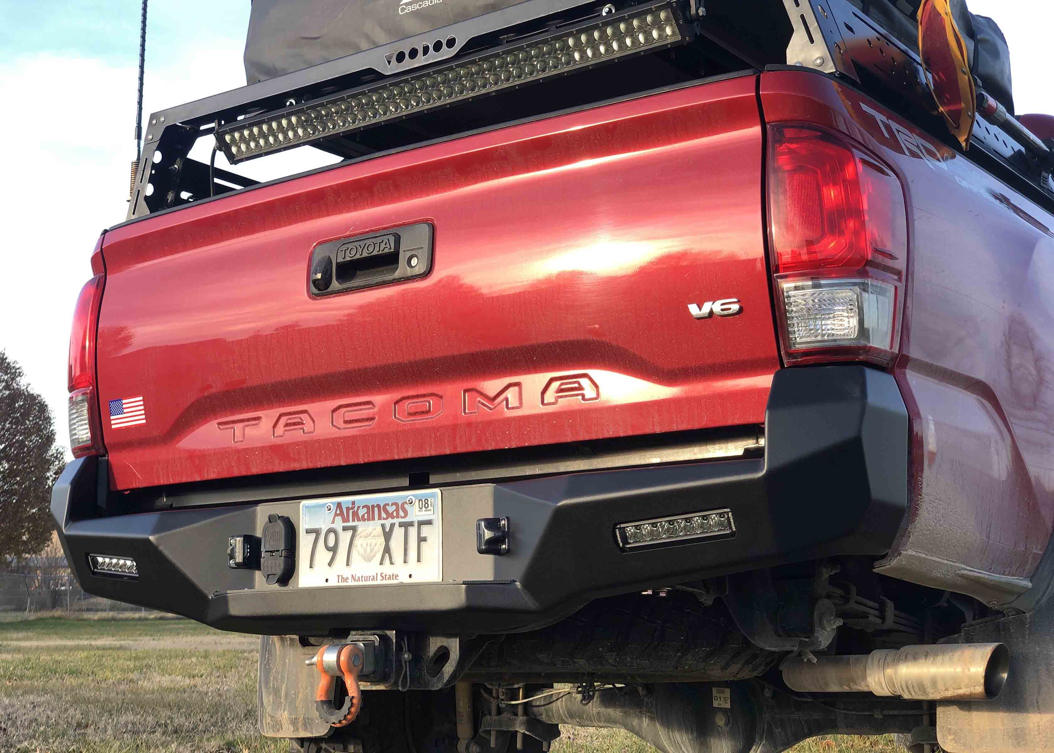 Overland Steel and Aluminum Tacoma Bumper Rear Bumper