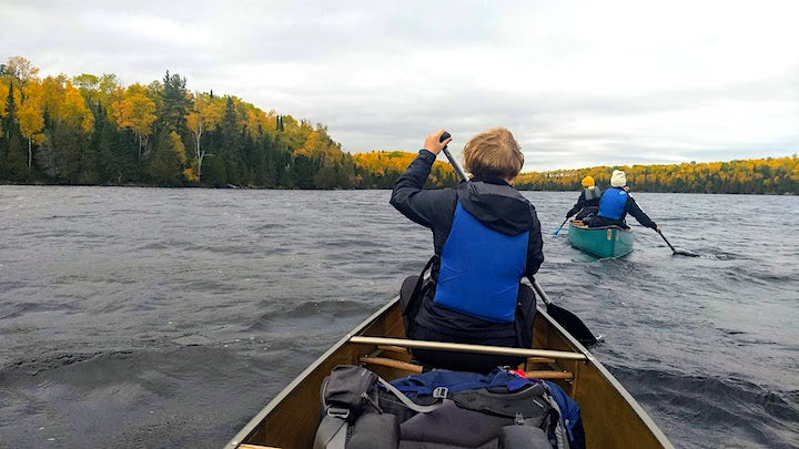 fall boundary waters canoe trip
