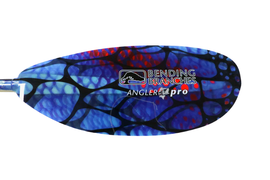 Angler Pro Radiant pattern with a long scratch across the bottom of the front of the blade