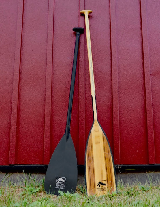 Bending Branches' Black Pearl 11 and Expedition Plus canoe paddles