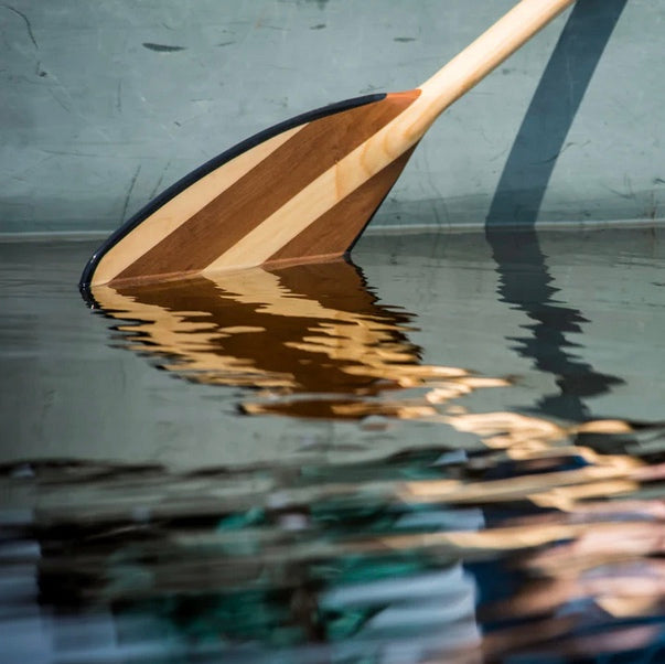 explorer plus canoe paddle in the water