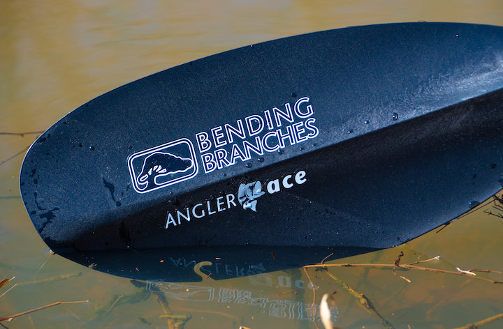 Bending Branches' Angler Ace paddle blade with hook retrieval system