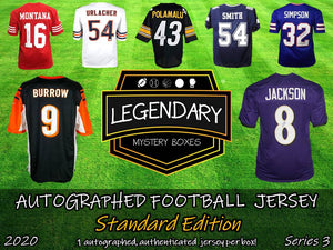 Autographed Football Jersey - Standard 