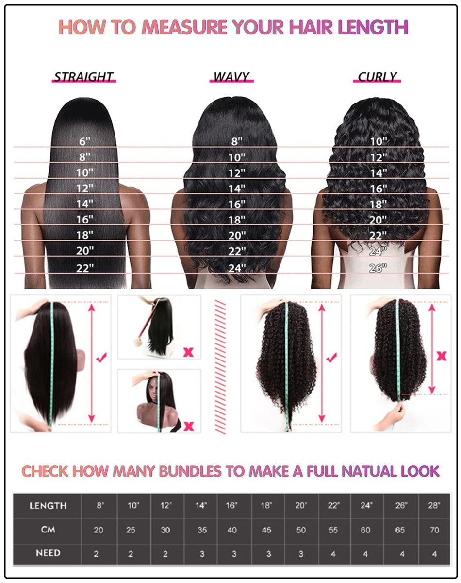 how to measure your wig length