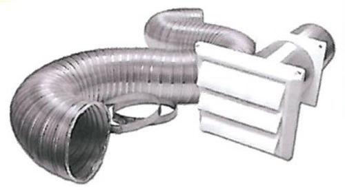 Lambro 313wul Louvered Dryer Vent Kit, 4" X 8' Lambro 313wul Louvered Dryer Vent Kit, 4" X 8'