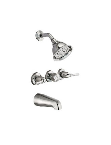 Online Store To Buy Moen Adler 3 Handle Tub Shower Faucet