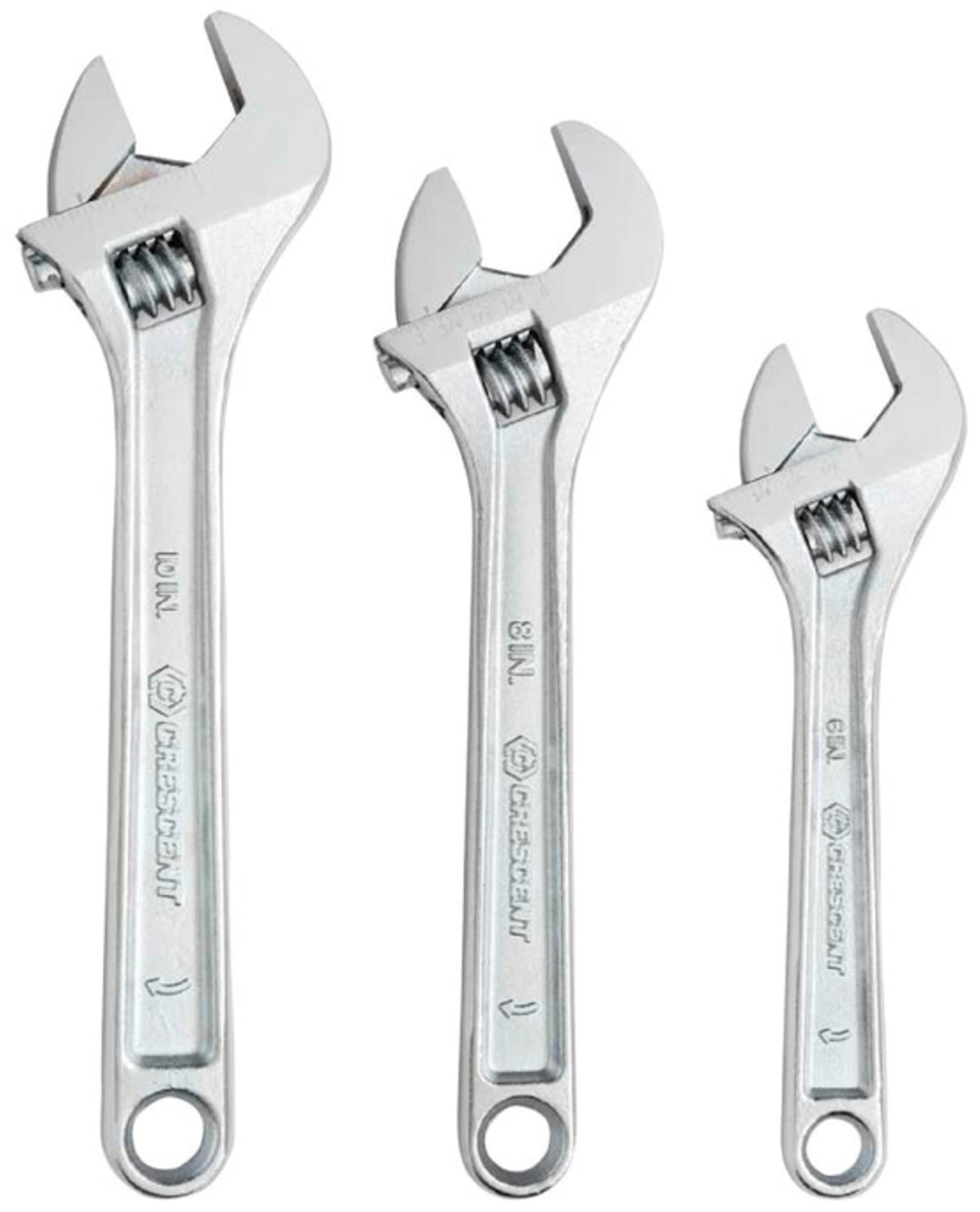 Crescent AC3PC Adjustable Wrench Set, Silver — LIfe and Home