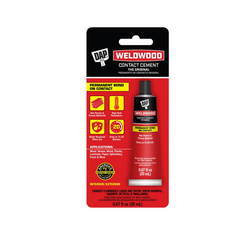 Dap 7079800129 Weldwood Original Contact Cement, 0.67 oz — LIfe and Home