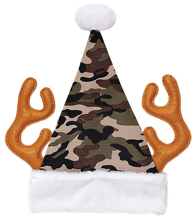 camo santa hat