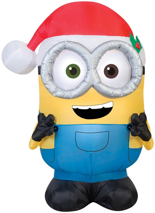 Christmas Airblown Bob Minion Wearing Santa Hat, low price, best ...