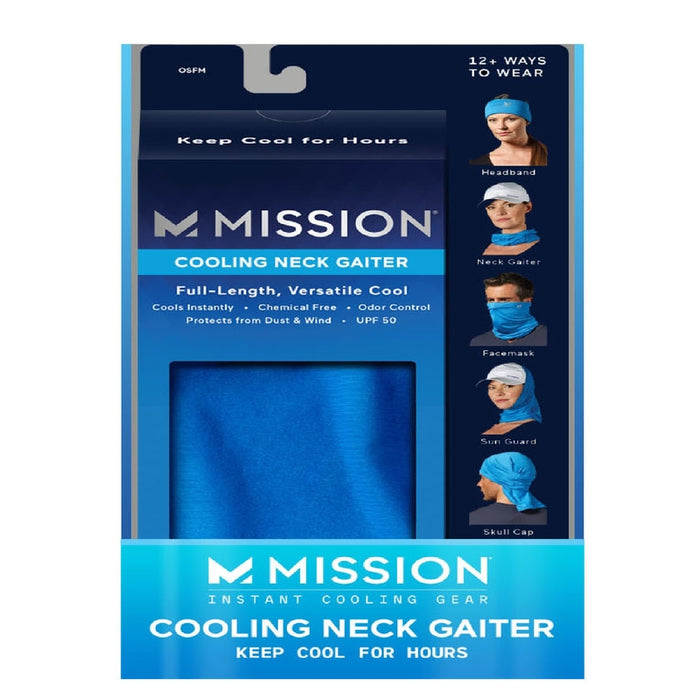 mission blue cooling towel