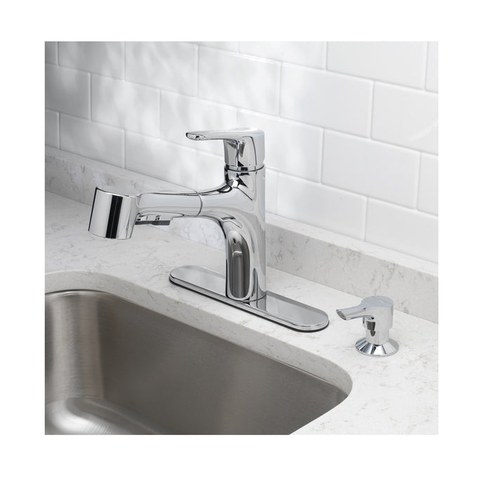 Oakbrook Tucana 1 Handle Pull Out Kitchen Faucet On Sale Plumbing