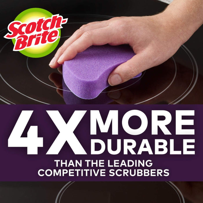 Scotch Brite 953 Ct P Glass Cooktop Cleaning Pad Purple