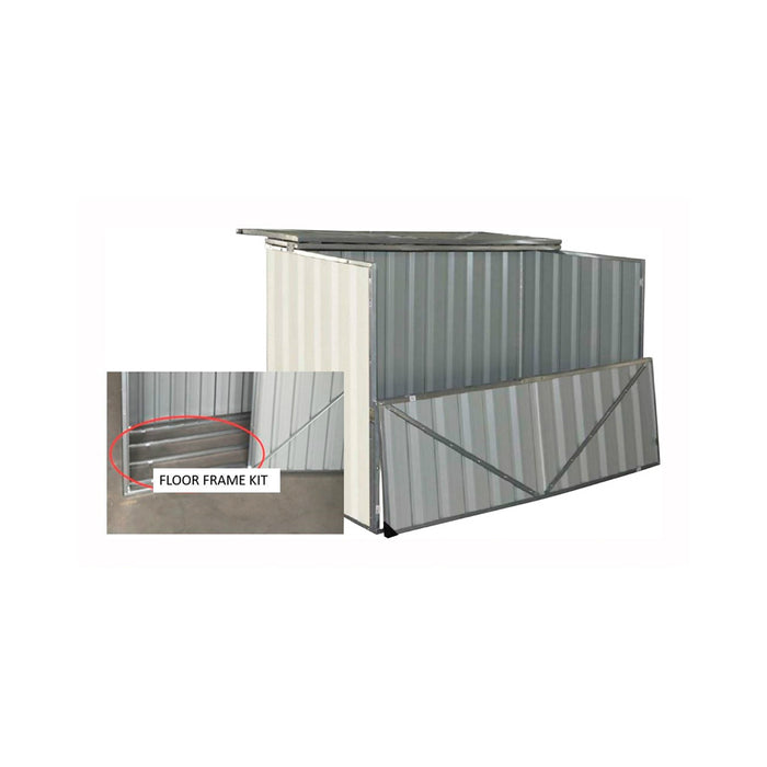 Metal Storage Shed With Floor Frame Kit On Sale Outdoor Cooking