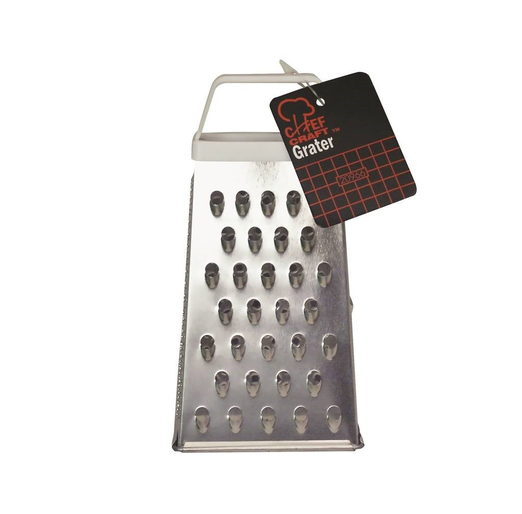 Chef Craft 21387 Stainless Steel Pyramid Grater, 8"